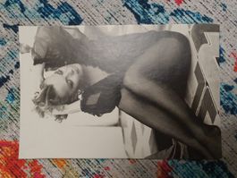 Romy Schneider Vintage Fotokarte, handsigniert vom Fotograf,