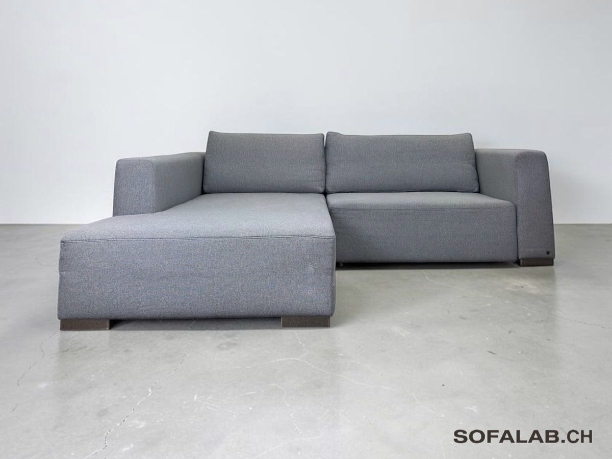 Tom Tailor Divani: Heaven Tom Tailor Ecksofa Hellgrau mit bettfunktion – Usato da Fehraltorf venduto da Sofalab.swiss