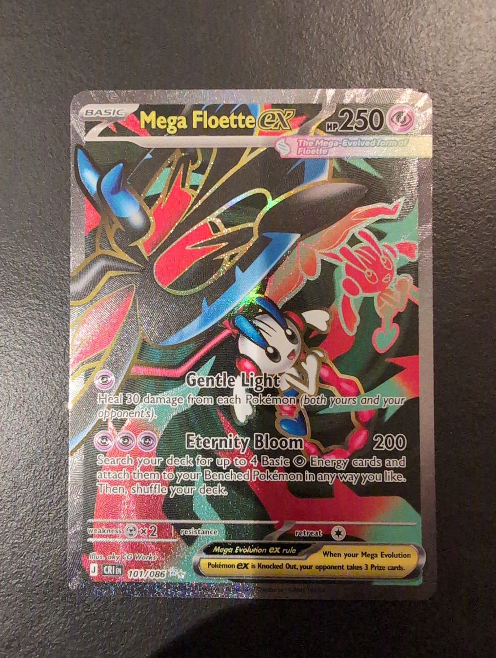 Pokémon Carte collezionabili: Méga Floette ex Pokemon 101/086 – Usato da sugiez venduto da Svicente