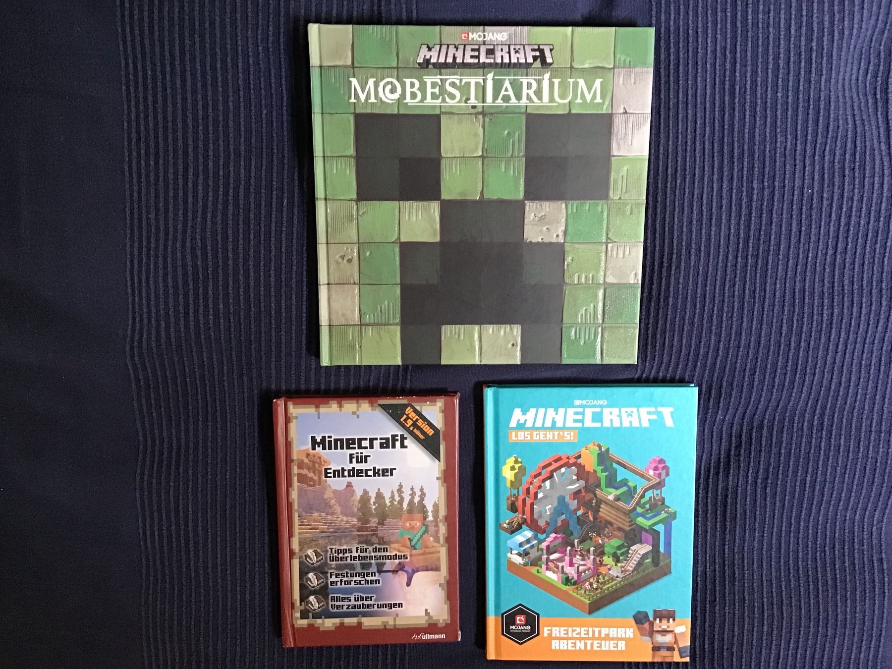 Libri: Minecraft Bücher Set: Mobestiarium, Entdecker, Freizeitpark – Usato da Rüti ZH venduto da Wernika1
