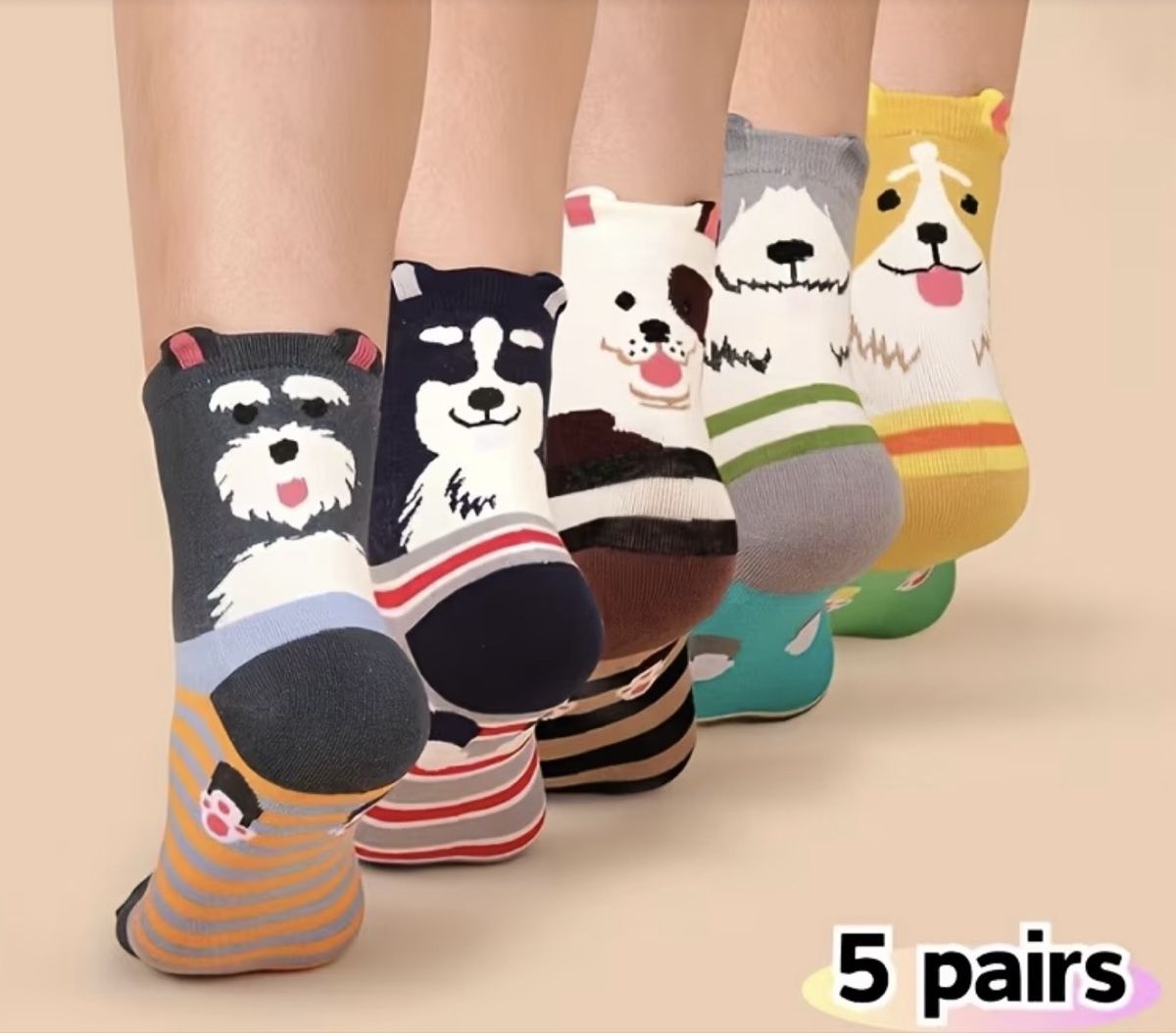 Calze: Lustige Socken 5 Paar – Nuovo e nell'imballaggio originale da Ittigen venduto da franzis6