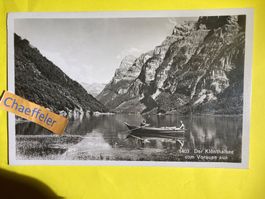 1934  1403 Der Klönthalsee vom Vorauen aus.