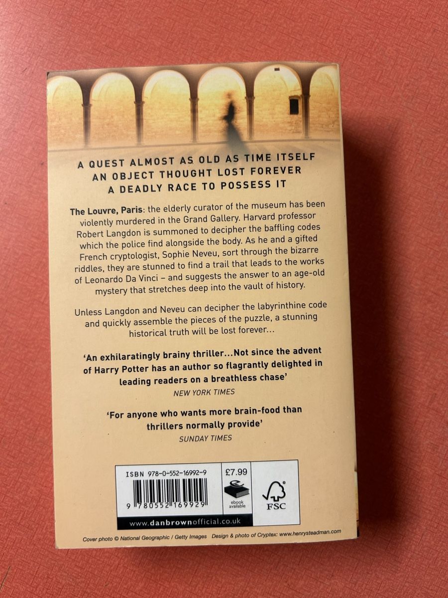 Bücher: Dan Brown The Da Vinci Code 10th Anniv. Edition gebraucht – Gebraucht aus Lanzenhäusern von vic63 3