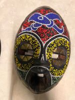 Indonesische Maske mit bunten Perlen – 22 cm – für CHF 20.