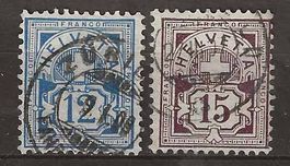 CH084 - Type chiffre5 84-85 obl.