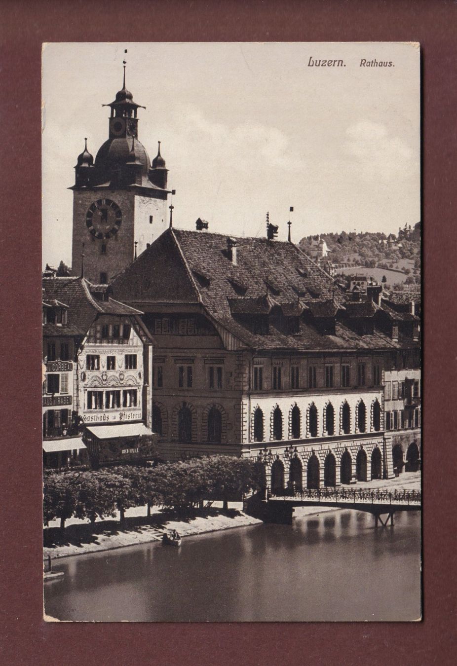 Cartoline postali: LUZERN - Rathaus – Usato da Pully venduto da nicecards-shop