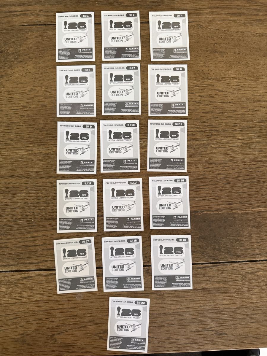 Panini Carte collezionabili: Panini WM 2026 Sticker, Diverse Schweiz – Nuovo (secondo la descrizione) da Seengen venduto da Gegu2 1