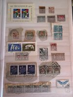 Briefmarken Schweiz Sammlung im Album diverse Ausgaben antik