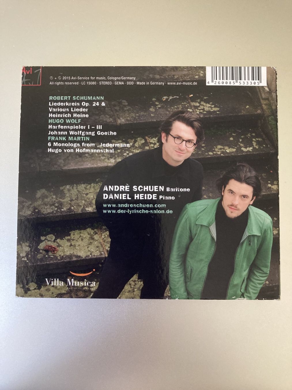 CDs: Andrè Schuen Daniel Heide - Schumann Wolf Martin – D'occasion à Neuchâtel par Rougesky 1