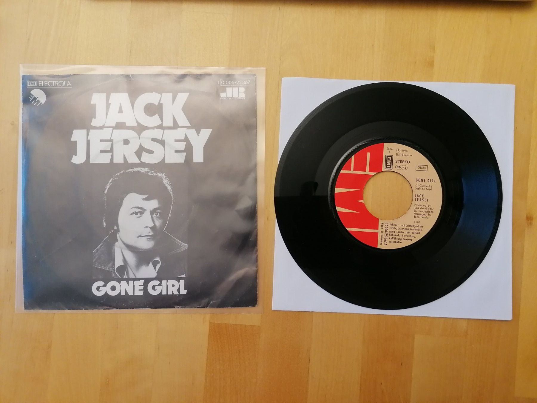 Schallplatten: Jack Jersey – Gone Girl – Gebraucht aus Emmenbrücke von lamorak