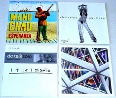 4CD's - Manu Chao, Christina Aguilera, Herbert Grönemeyer &