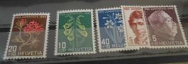 Pro Juventute Briefmarken 1948 / 1925 5 Stk