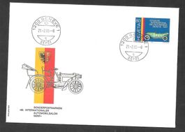 FDC 639 Automobilsalon ET Genève 21.2.1980 schön illustriert