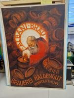 Plakat Albani Bräu Brauerei Haldengut Winterthur