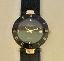 Montre Avenue quartz cadran noir