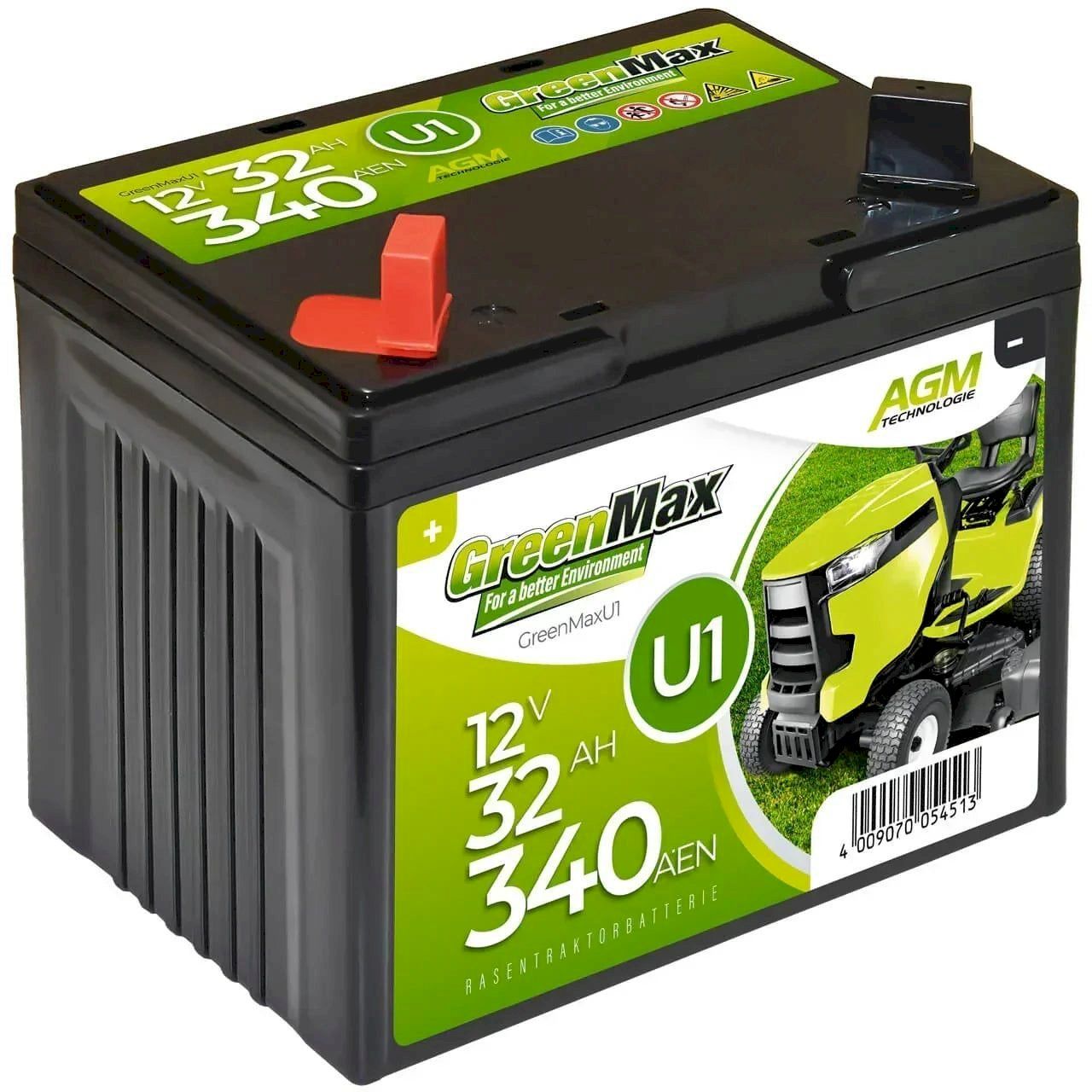 Batterie: GreenMax U1 12V 32Ah 340A Batterie – Nuovo e nell'imballaggio originale da Bottighofen venduto da zaap 2