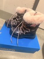 Cortina Stiefel dunkelblau rosa Grösse neu