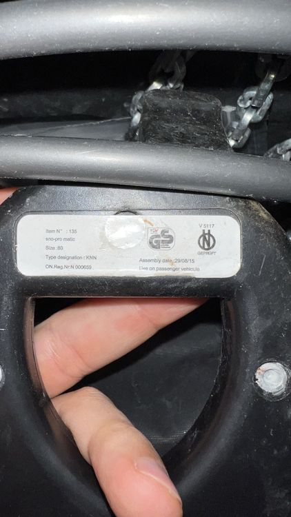 SnoPro Matic Snow Chains (size 80) 3