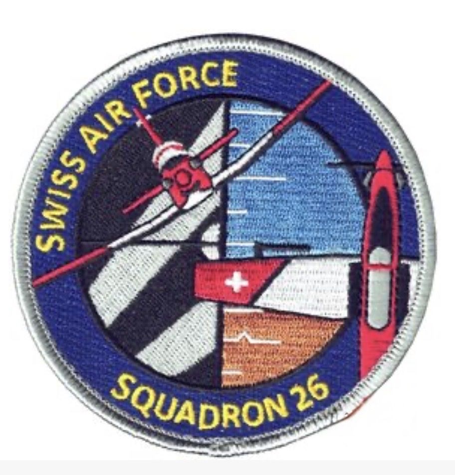 Schweizer Armee Placchette & Badge: Fliegerstaffel 26 Abzeichen S.A.F Squadron 26 Patch – Nuovo (secondo la descrizione) da romanel-sur-Lausanne venduto da GregaAlouetteIII