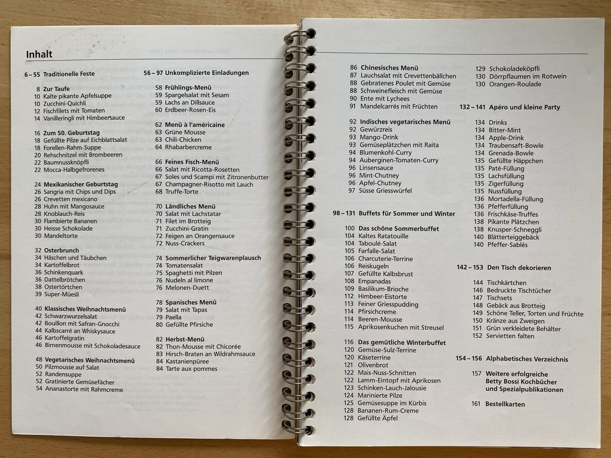 Bücher: Festliche Menüs - Betty Bossi – Gebraucht aus Schwarzenburg von Michellu 3