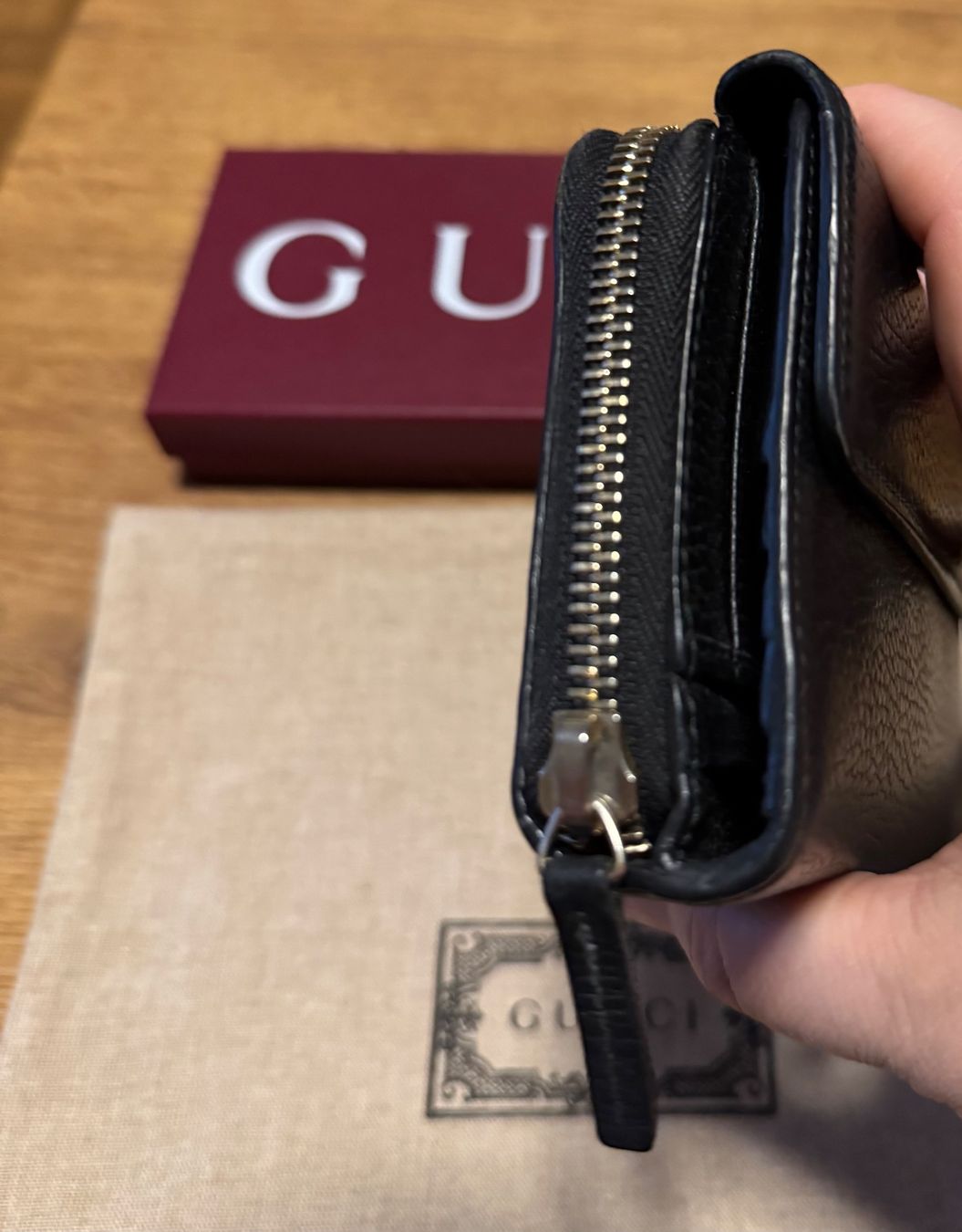 Gucci Portamonete: Gucci Leder Portemonnaies – Usato da Herzogenbuchsee venduto da zukerka 7