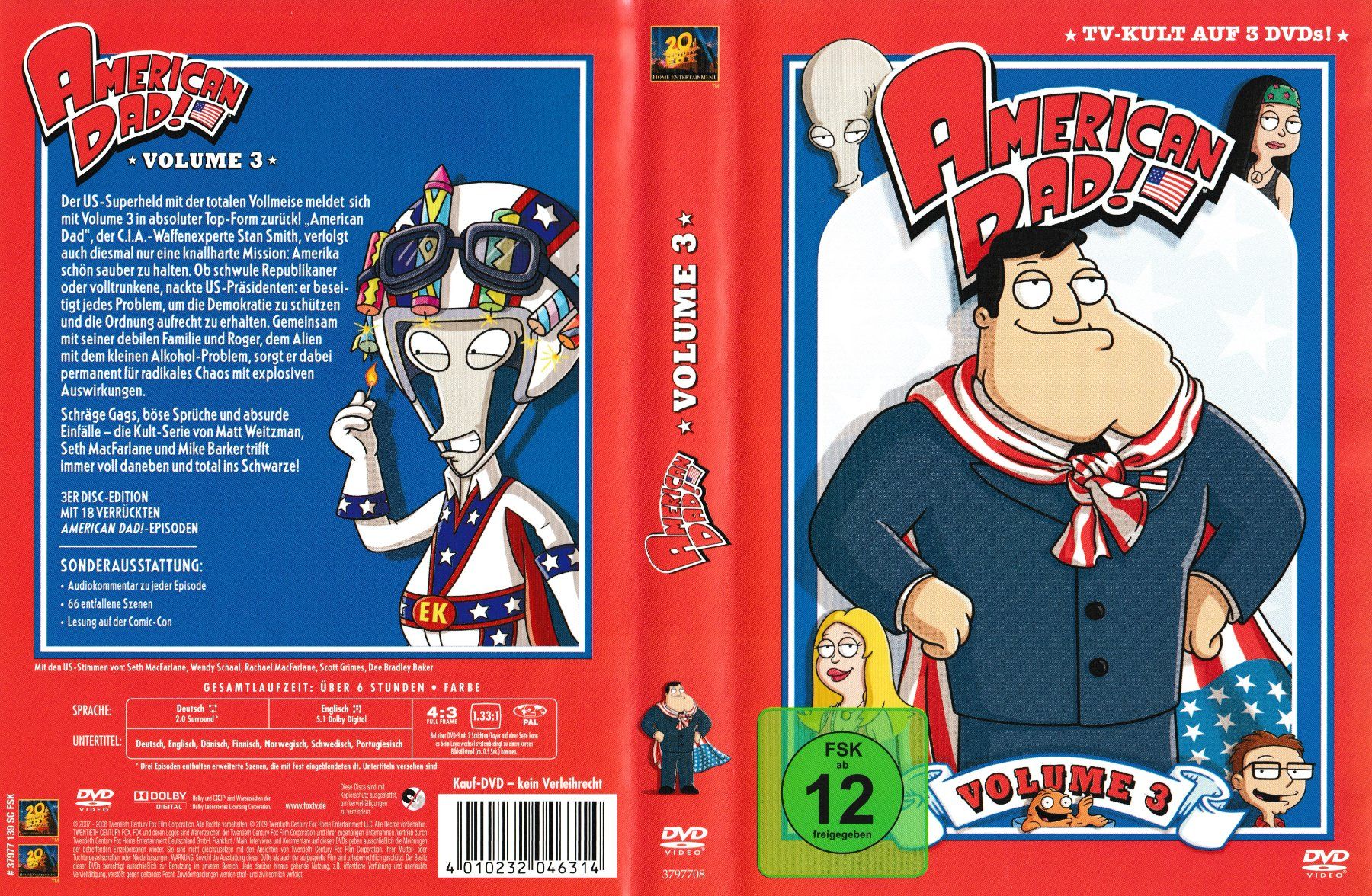 Tutti i DVDs: DVD - American Dad - Staffel 3 – Usato da Langnau am Albis venduto da MediaRescuerKeLoX
