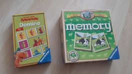 K..81 R)  Ravensburger Memory Holz & Domino Kokossnuss