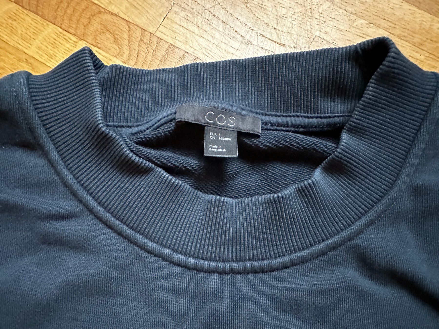 Cos Tops: COS Oversized Heavy Cotton Top Navy Blue Size S – Neu (gemäss Beschreibung) aus Lausanne von brixton 2