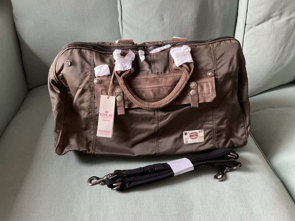 Rains HILO WEEKEND BAG UNISEX - Borsa da viaggio - grey/grigio
