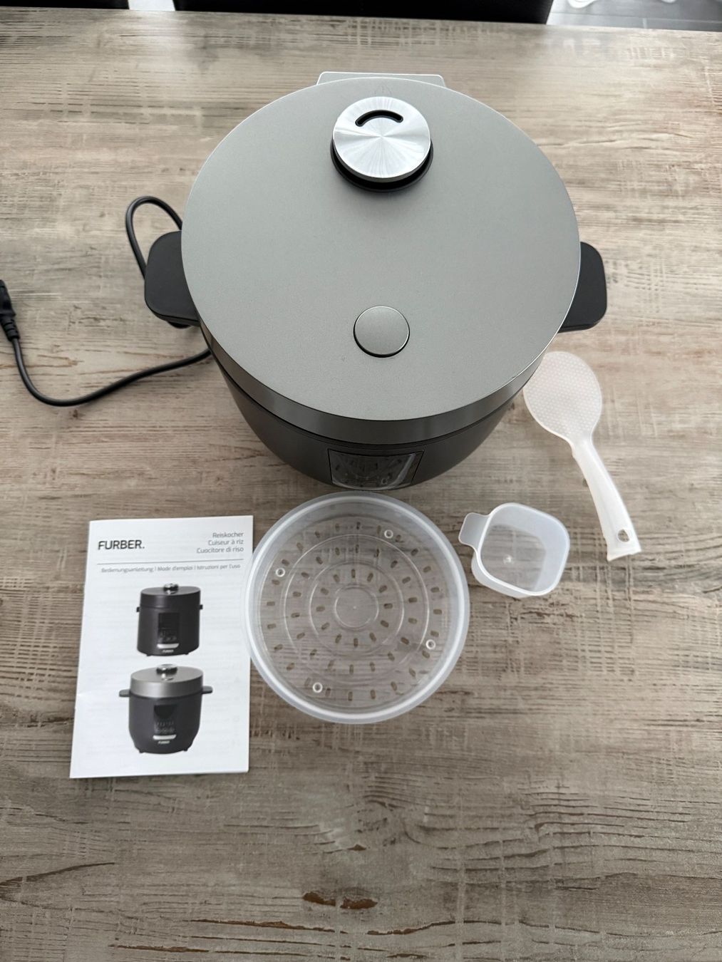 Elettrodomestici da cucina: Furber Reiskocher KUN 2.8 L, Schwarz – Usato da Wolfwil venduto da Inseider12 5