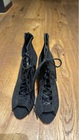 Stiefeletten mit Schnürung schwarz Grösse 38 neu