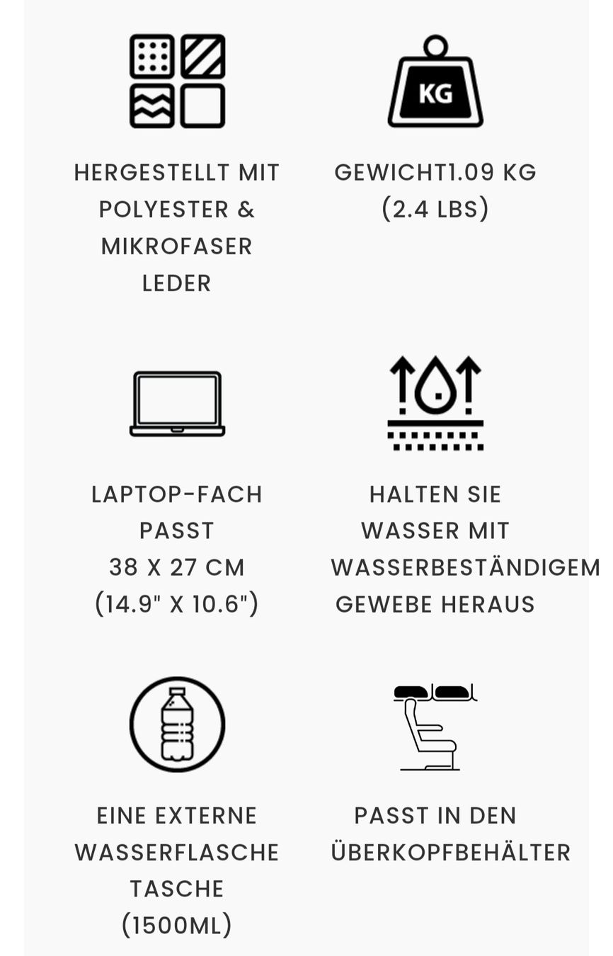 Nordace Rucksäcke: Nordace Comino Rucksack – Neu und originalverpackt aus Büttikon AG von PAM120319 5