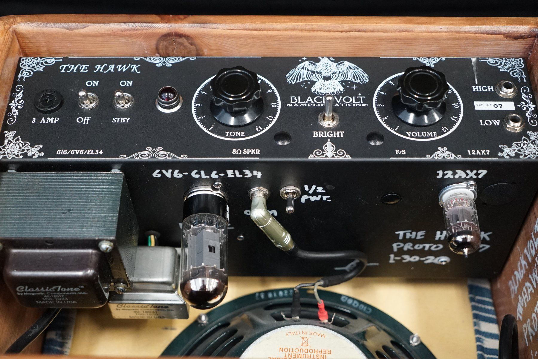 Verstärker: Black Volt Amplification The Hawk Boutiqueamp – Gebraucht aus Ortschwaben von Musictrade 9