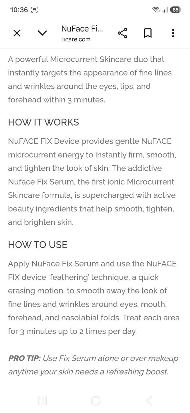 Nuface Cura del viso: NUFACE FIX Linienglättungsgerät – Nuovo (secondo la descrizione) da Uerkheim venduto da Pod23 5