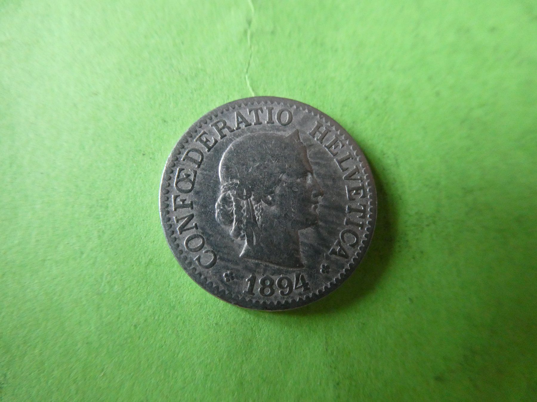 Tutti le monete: Schweiz 1894, 10 Rappen – Usato da Hinterforst venduto da Rohusri