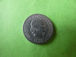 Schweiz 1894, 10 Rappen