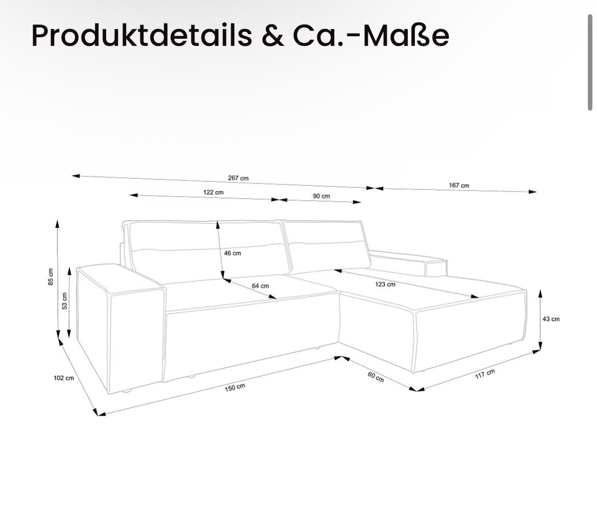 Sofas: Schlafsofa Amelia Grün Cord – D'occasion à Zürich par kue_s2mg 2