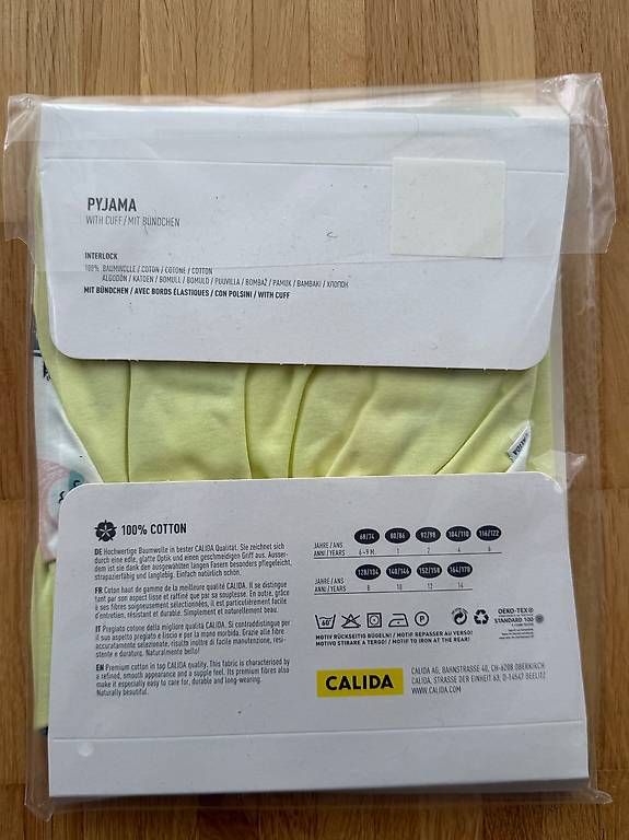 Calida Pigiama & Simili: Calida Pyjama mit Bündchen 116/122 – Nuovo e nell'imballaggio originale da St. Gallen venduto da Bhallo01 1