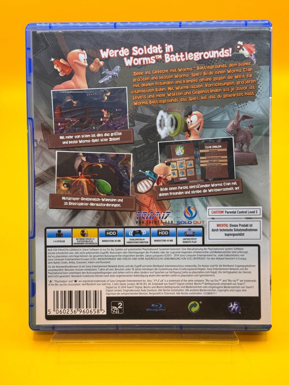 Sony Giochi: Worms Battlegrounds PS4 – Usato da Oberwil b. Zug venduto da silver2024 1