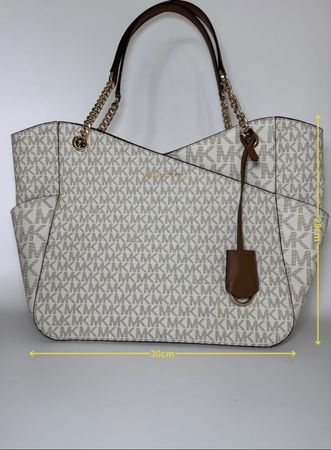 MICHAEL KORS HANDTASCHE JET SET TRAVEL VANILLA