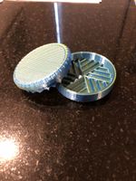 Grinder Mühle blau/gold PLA Kunststoff - Neu
