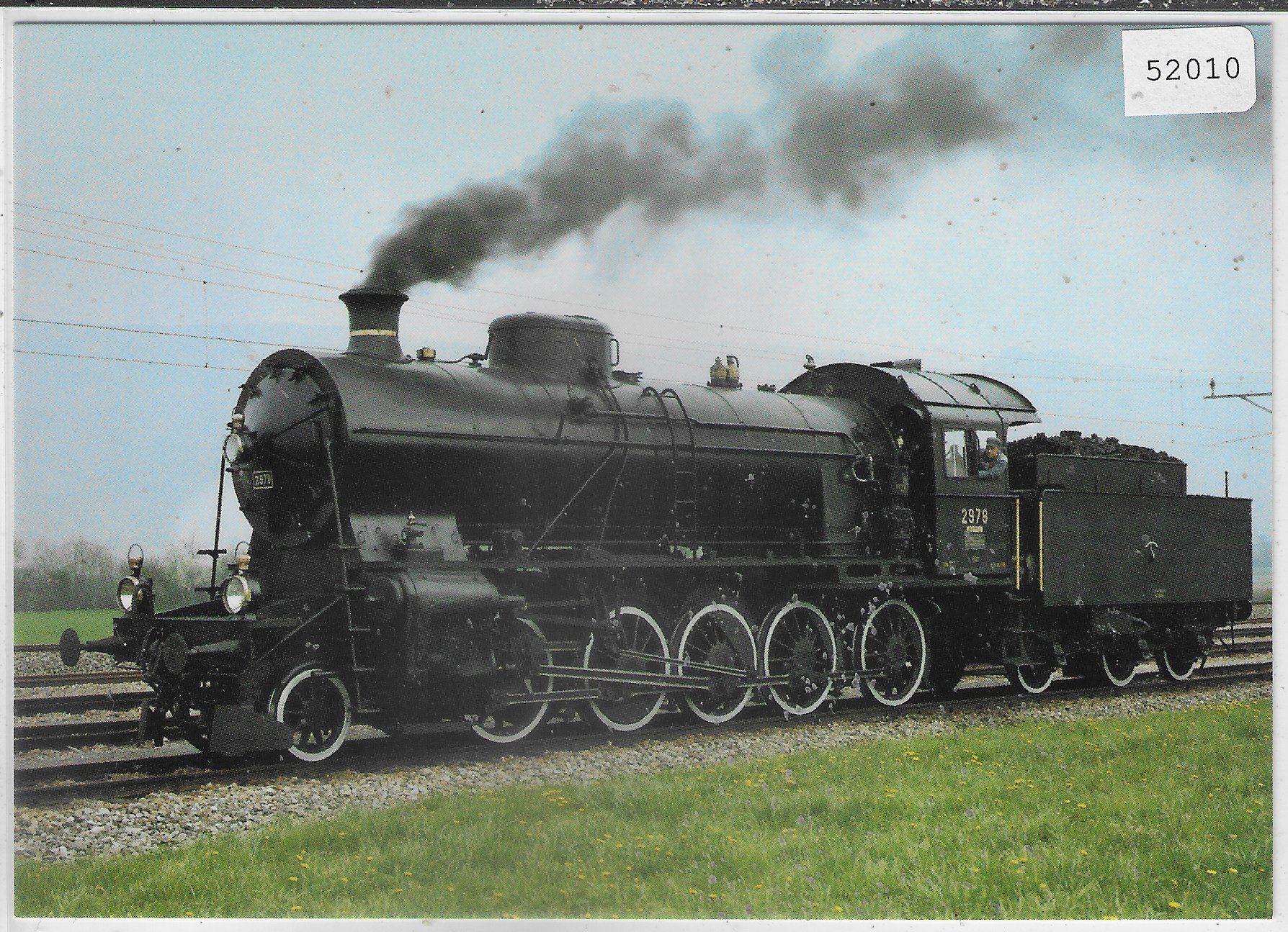 Cartoline postali: SBB  C 5/6 2978 - Dampflokomotive – Usato da Ettingen venduto da Kartenplanet
