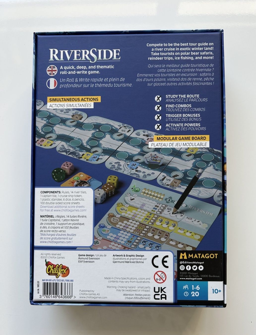 Giochi: Würfelspiel "Riverside" - Matagot – Nuovo (secondo la descrizione) da Baar venduto da WhatTheFunk01 1