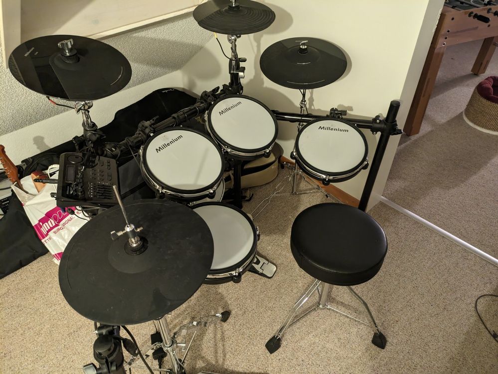 Millenium MPS750X EDrum Mesh Set mit zusätzlichem Zubehör Kaufen