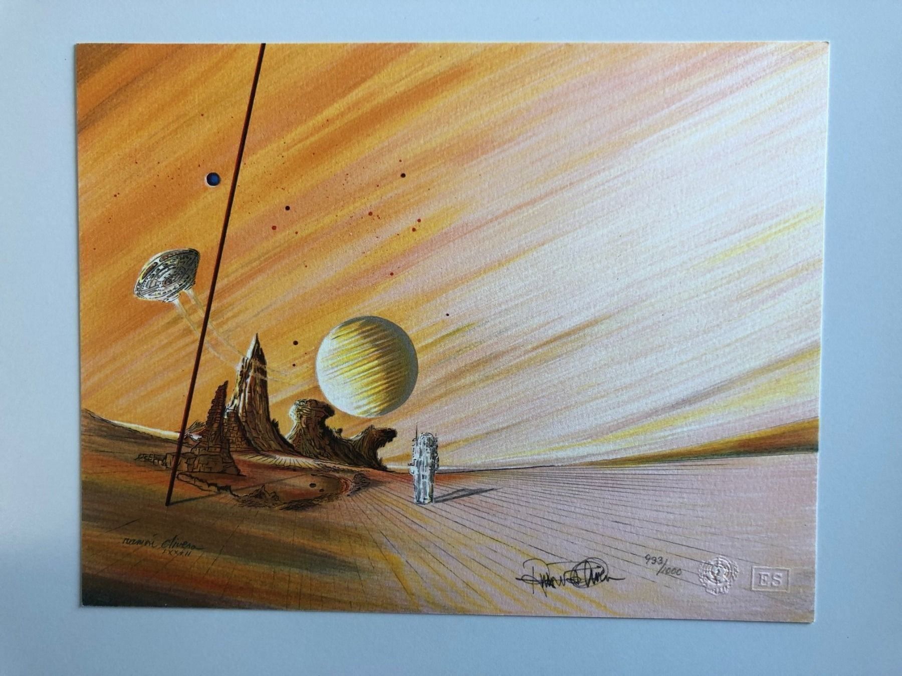 Autografi: RAMON de OLIVERA Art Print WFUNA sign – Usato da kriens venduto da bst999 1