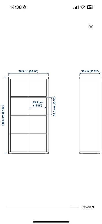 Ikea Scaffali: IKEA Kallax schwarz (8er) – Usato da Oberwil BL venduto da Coco_0620 1