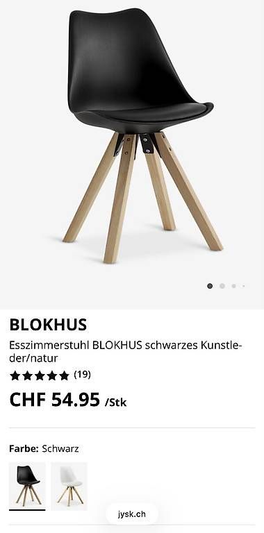 Sedie: 2x Esszimmerstühle von JYSK – Usato da Muri AG venduto da gie_89f5 1