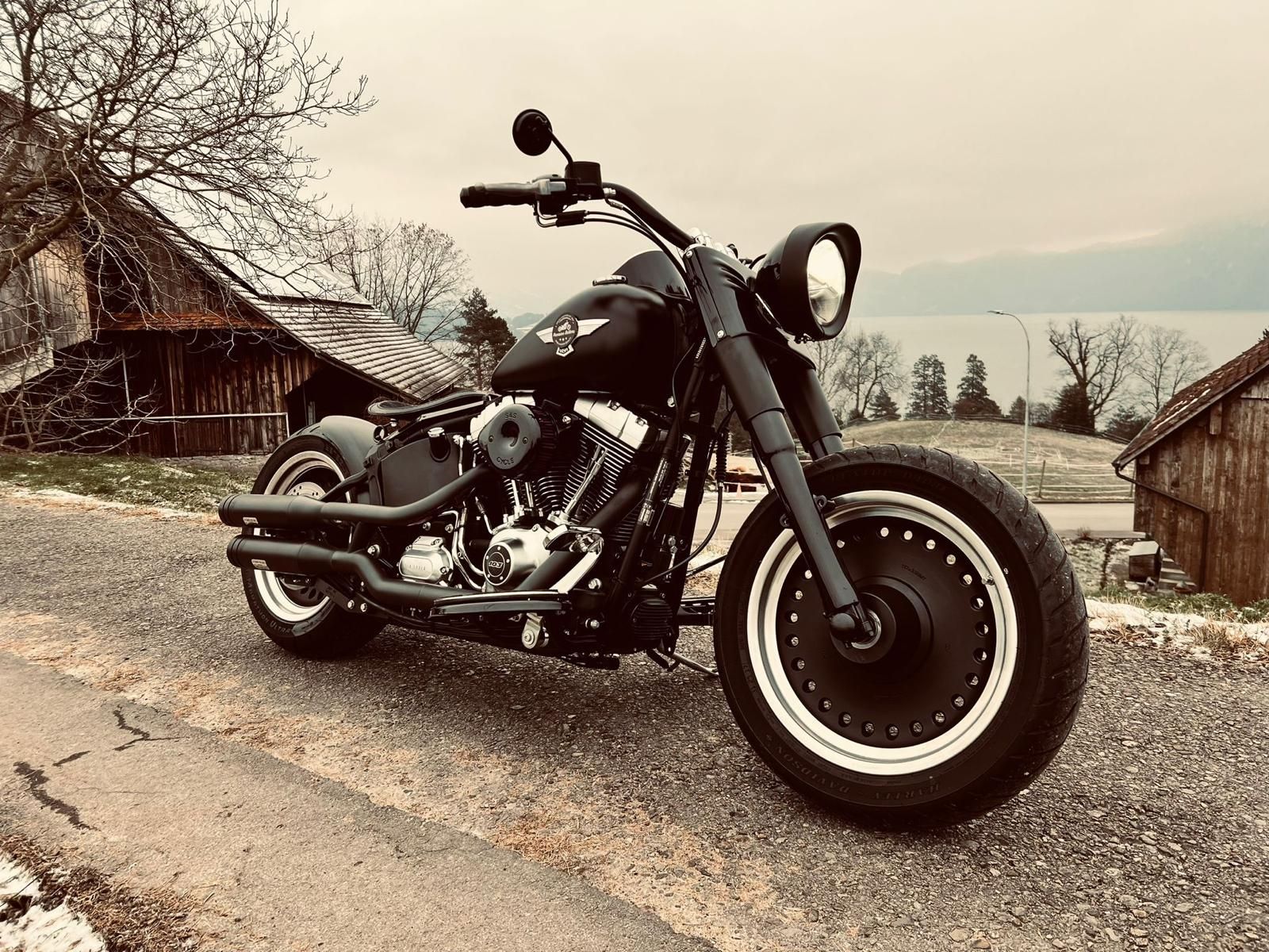 Harley-Davidson Chopper: Harley Davidson FLSTFB 103 – Usato da Unteriberg venduto da fabiankalin 1