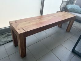 Holzbank Massivholz zu verkaufen