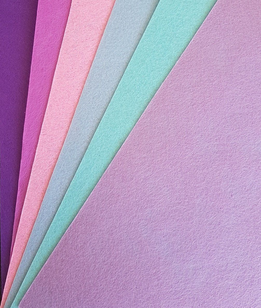 Bastelsets: BASTELFILZ-SET 6 PLATTEN 30x30 cm Set 24 – Neu (gemäss Beschreibung) aus Langenthal von flowersNbirds 2